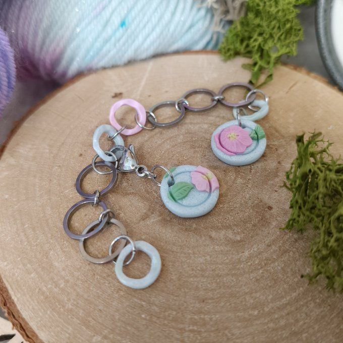 Compte-rang Bouton de fleurs
