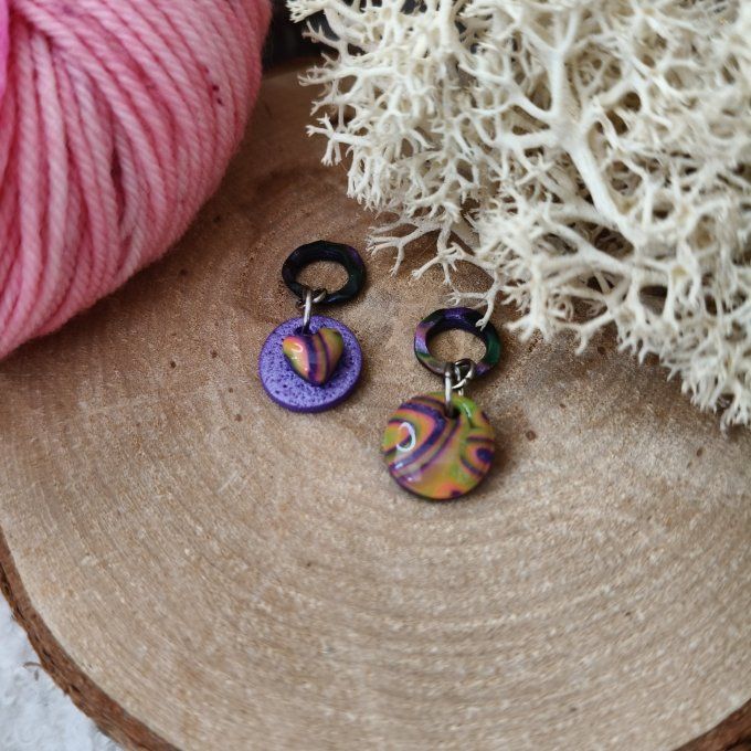 Marqueurs AudreyLoveKnit coeur