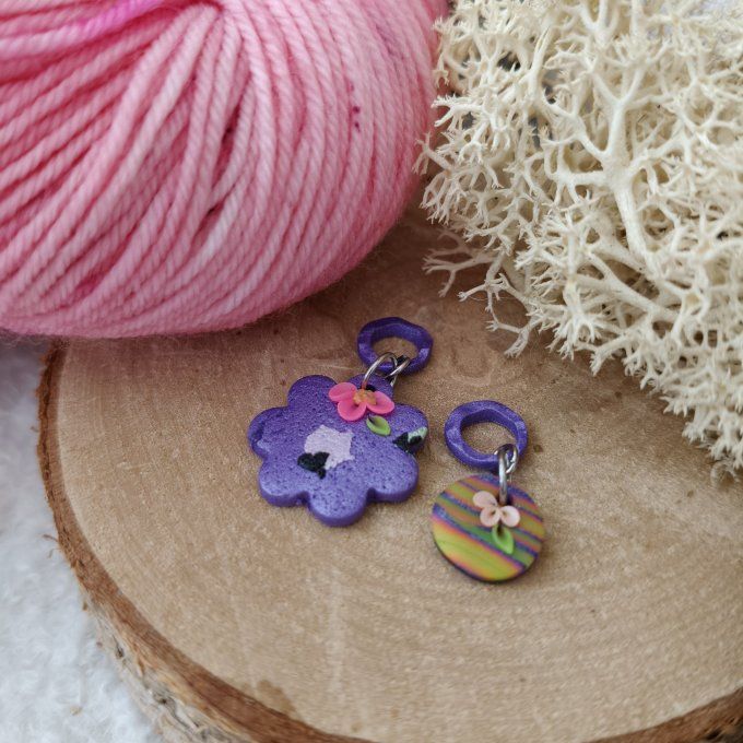 Marqueurs AudreyLoveKnit fleur