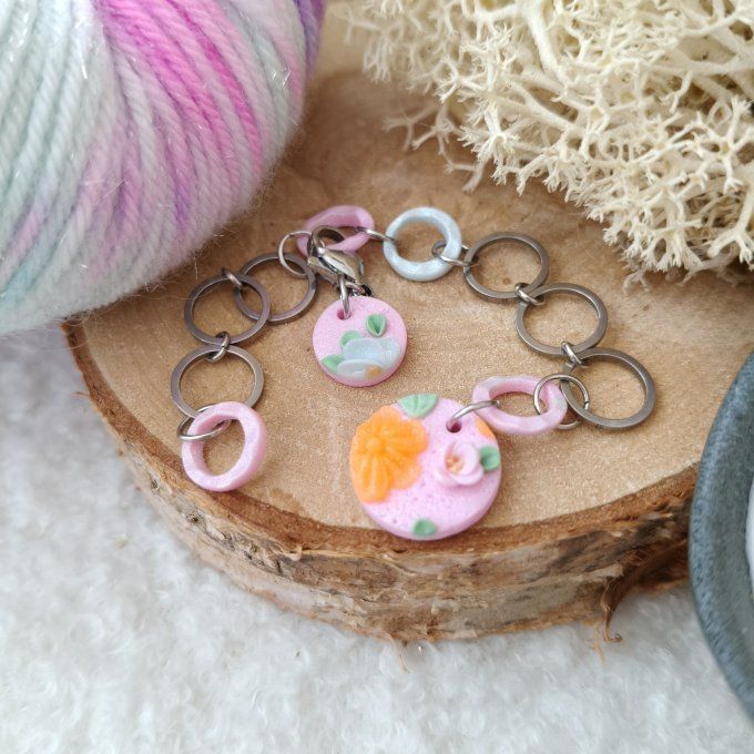 Compte-rang bouquet fluo