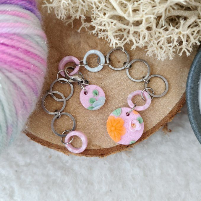 Compte-rang bouquet fluo