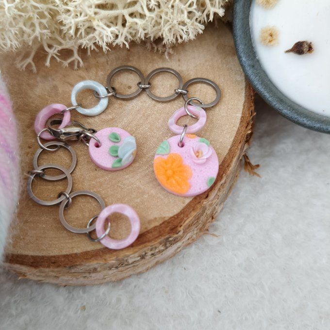 Compte-rang bouquet fluo