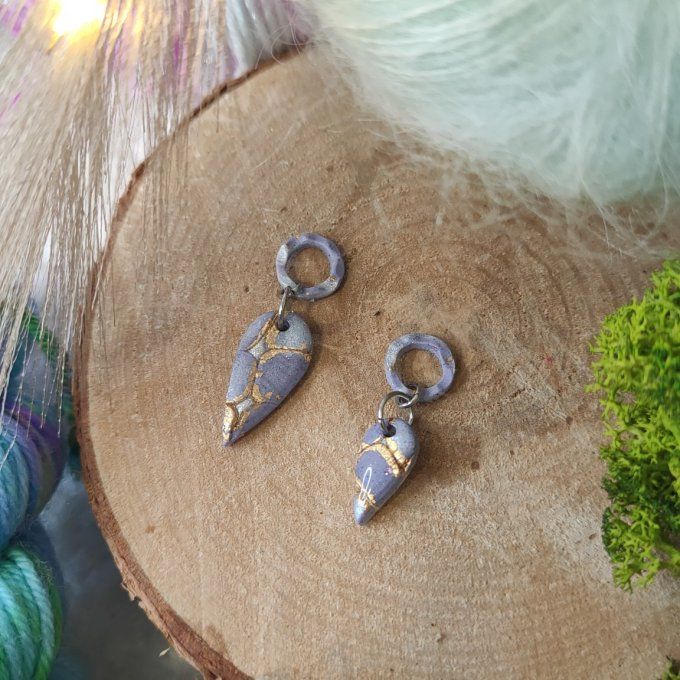 Marqueur Marbre violet